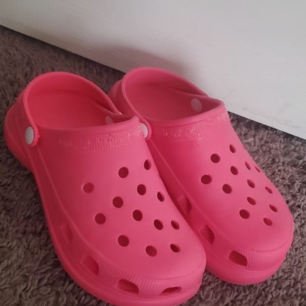 Peach Pink Pump Clogs Slides women đ´